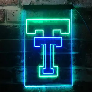 Texas Tech Red Raiders Logo 1 Neon-Like LED Sign