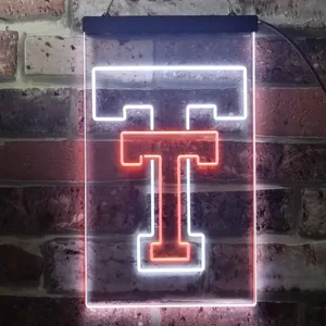 Texas Tech Red Raiders Logo 1 Neon-Like LED Sign
