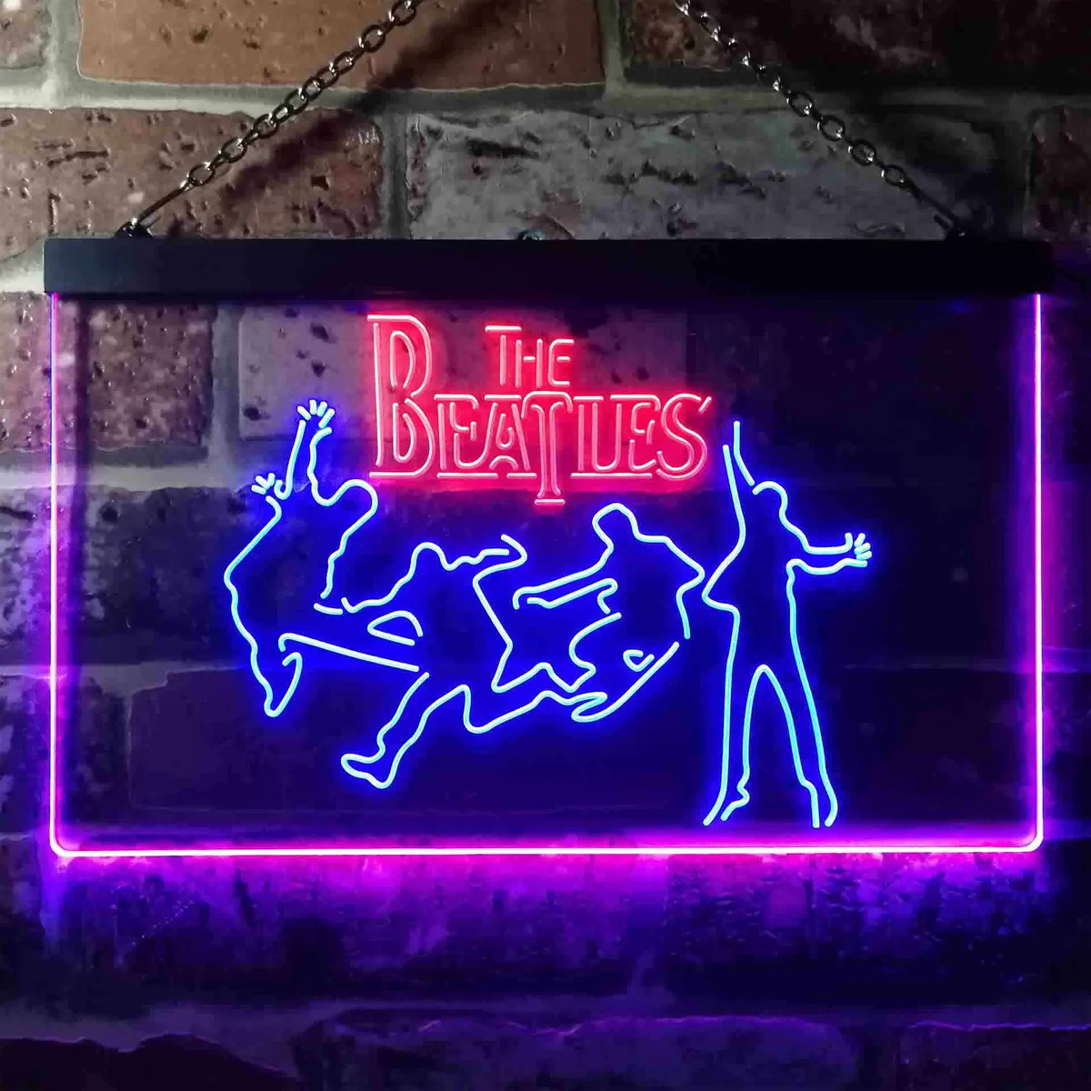 The Beatles Silhoutte Neon-Like LED Sign