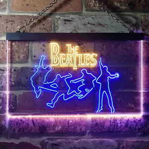 The Beatles Silhoutte Neon-Like LED Sign