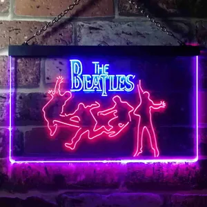 The Beatles Silhoutte Neon-Like LED Sign