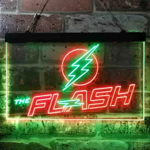 The Flash Logo Neon-Like LED Sign