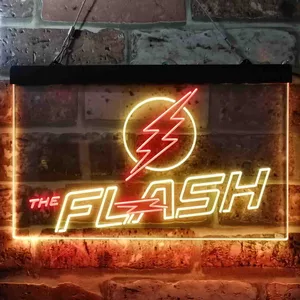 The Flash Logo Neon-Like LED Sign