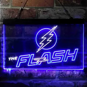 The Flash Logo Neon-Like LED Sign