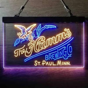 The Hamm's Brewing Company Logo Neon-Like LED Sign