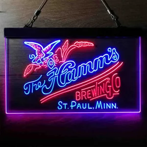 The Hamm's Brewing Company Logo Neon-Like LED Sign
