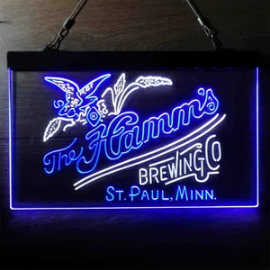 The Hamm's Brewing Company Logo Neon-Like LED Sign