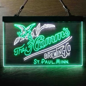 The Hamm's Brewing Company Logo Neon-Like LED Sign