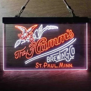 The Hamm's Brewing Company Logo Neon-Like LED Sign