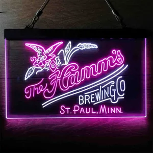The Hamm's Brewing Company Logo Neon-Like LED Sign