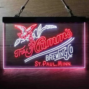 The Hamm's Brewing Company Logo Neon-Like LED Sign