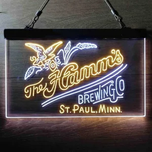 The Hamm's Brewing Company Logo Neon-Like LED Sign