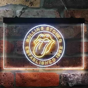 The Rolling Stones Established 1962 Neon-Like LED Sign