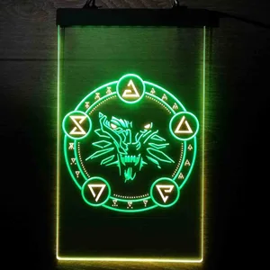 The Witcher Symbol Neon-Like LED Sign