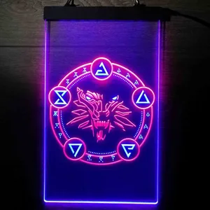 The Witcher Symbol Neon-Like LED Sign