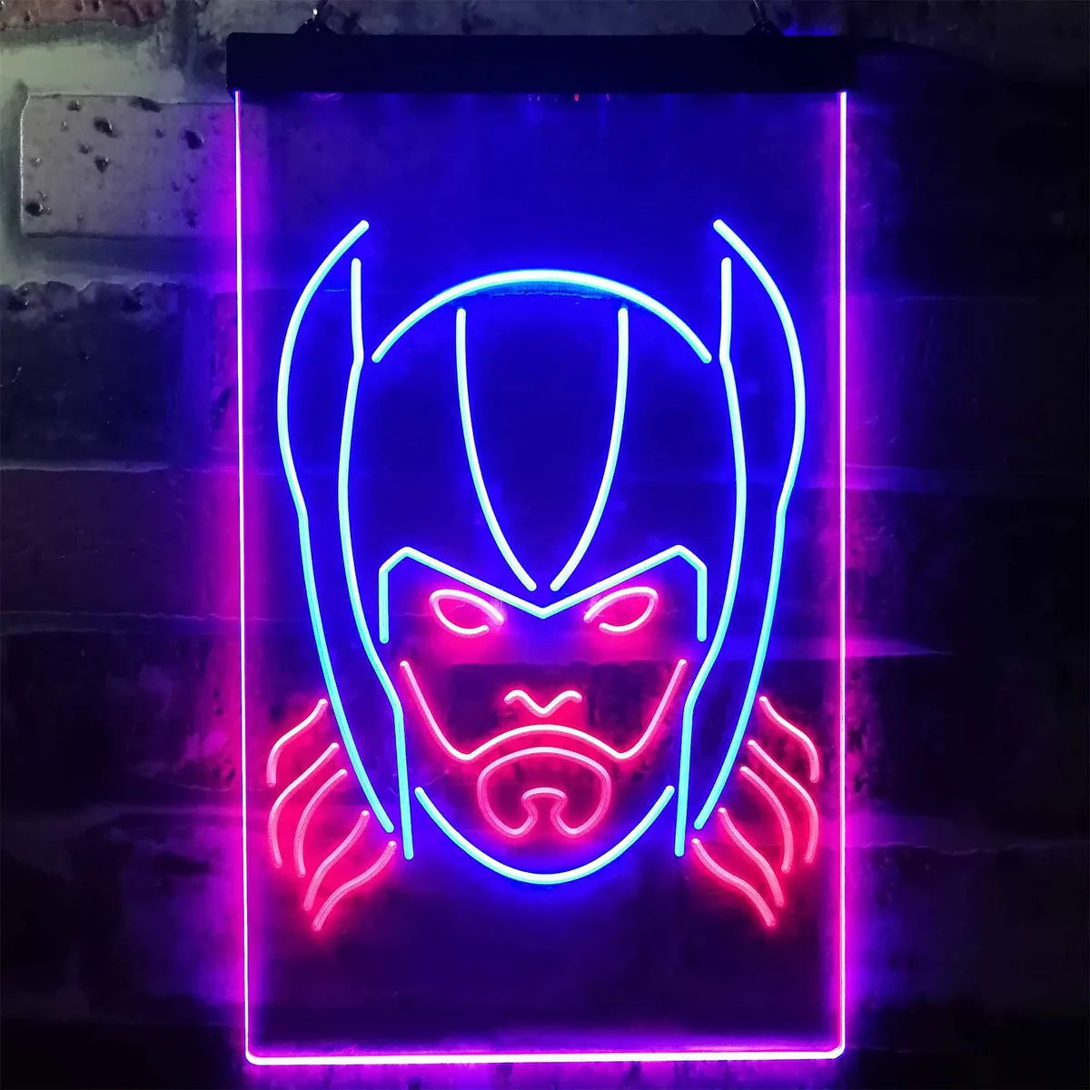 Thor Face Neon-Like LED Sign