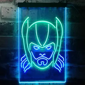 Thor Face Neon-Like LED Sign