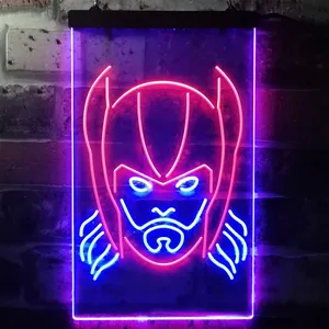 Thor Face Neon-Like LED Sign