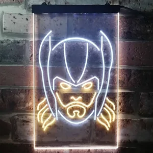 Thor Face Neon-Like LED Sign