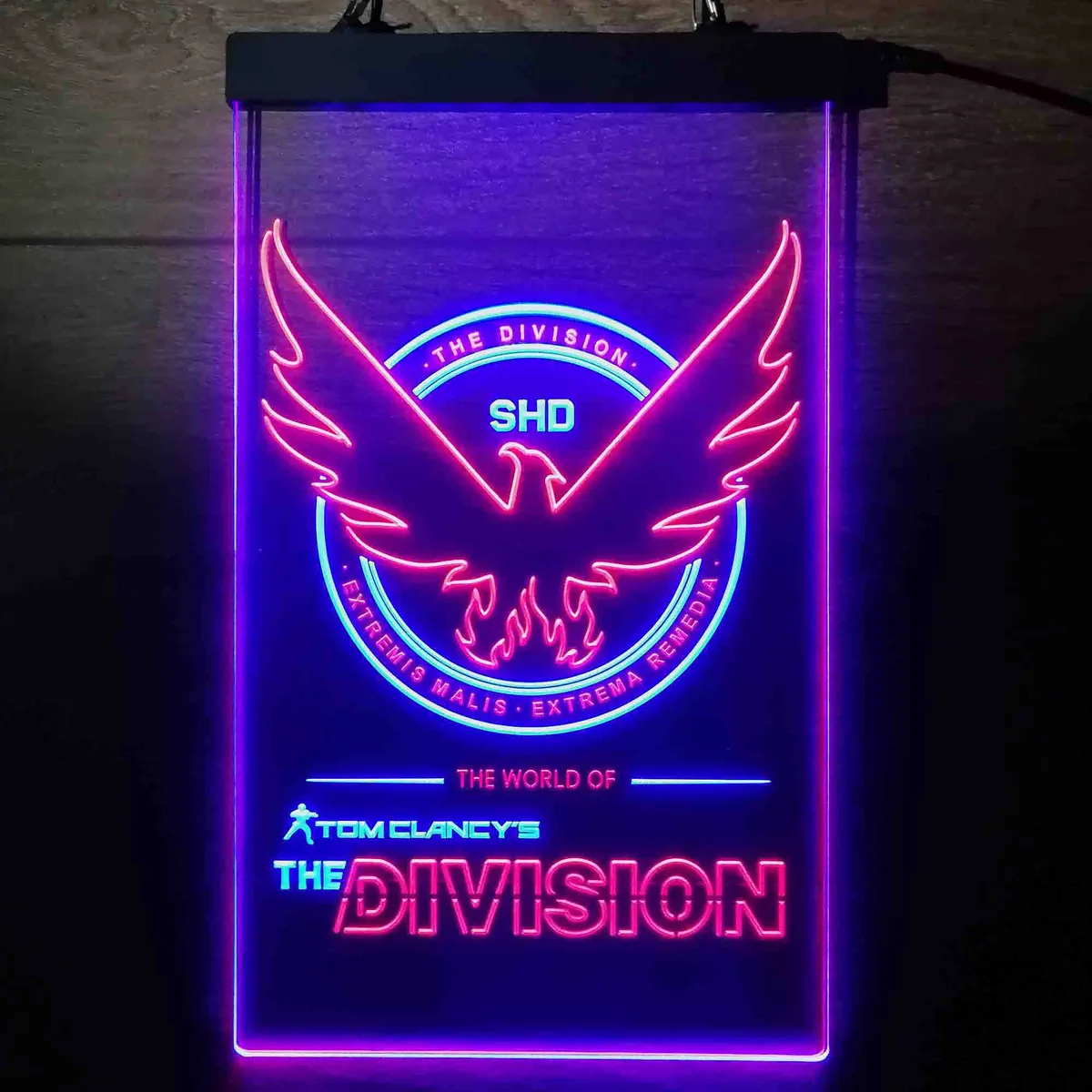 Tom Clancy's The Division Logo Neon-Like LED Sign