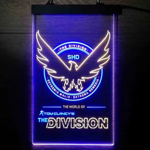 Tom Clancy's The Division Logo Neon-Like LED Sign