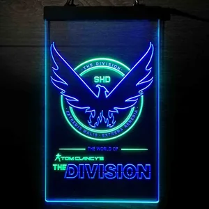 Tom Clancy's The Division Logo Neon-Like LED Sign