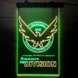 Tom Clancy's The Division Logo Neon-Like LED Sign