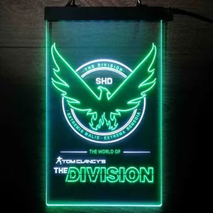 Tom Clancy's The Division Logo Neon-Like LED Sign