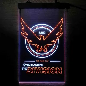 Tom Clancy's The Division Logo Neon-Like LED Sign