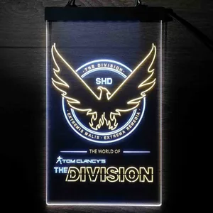 Tom Clancy's The Division Logo Neon-Like LED Sign
