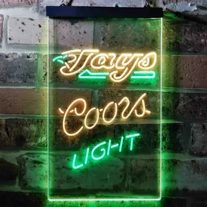 Toronto Blue Jays Coors Light Neon-Like LED Sign - Legacy Edition