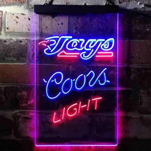 Toronto Blue Jays Coors Light Neon-Like LED Sign - Legacy Edition