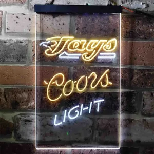Toronto Blue Jays Coors Light Neon-Like LED Sign - Legacy Edition