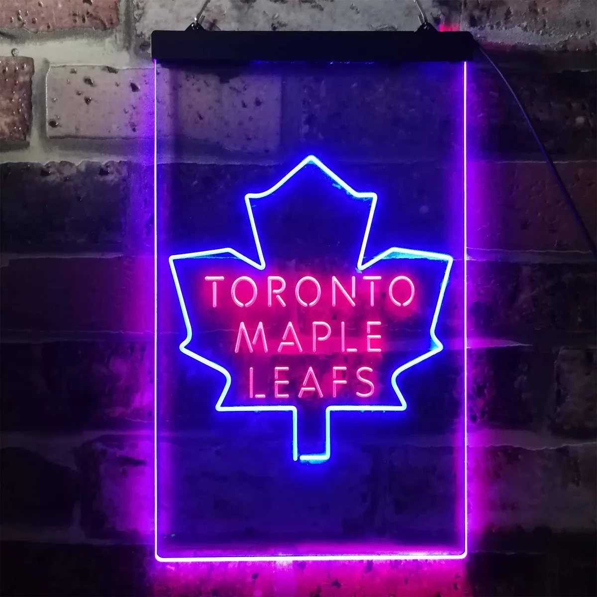 Toronto Maple Leafs Logo 1 Neon-Like LED Sign - Legacy Edition