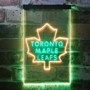 Toronto Maple Leafs Logo 1 Neon-Like LED Sign - Legacy Edition