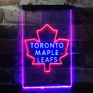 Toronto Maple Leafs Logo 1 Neon-Like LED Sign - Legacy Edition