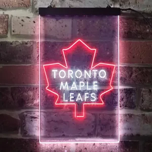 Toronto Maple Leafs Logo 1 Neon-Like LED Sign - Legacy Edition