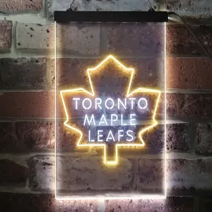 Toronto Maple Leafs Logo 1 Neon-Like LED Sign - Legacy Edition