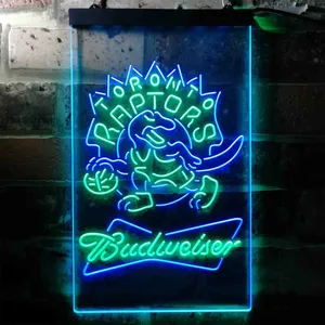 Toronto Raptors Budweiser Neon-Like LED Sign