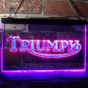 Triumph Old Logo Neon-Like LED Sign