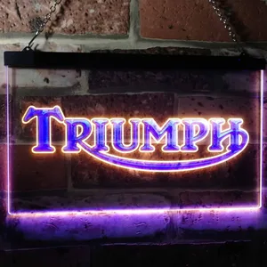 Triumph Old Logo Neon-Like LED Sign
