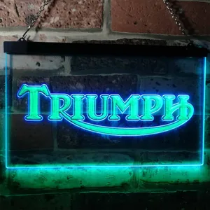 Triumph Old Logo Neon-Like LED Sign