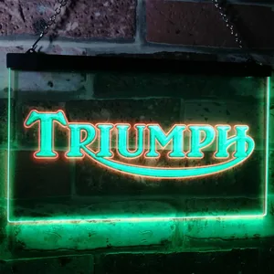 Triumph Old Logo Neon-Like LED Sign