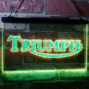 Triumph Old Logo Neon-Like LED Sign
