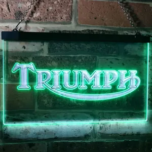 Triumph Old Logo Neon-Like LED Sign
