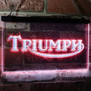 Triumph Old Logo Neon-Like LED Sign
