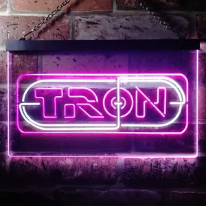 Tron Neon-Like LED Sign