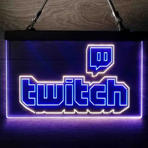 Twitch Neon-Like LED Sign