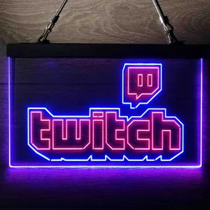 Twitch Neon-Like LED Sign