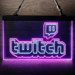 Twitch Neon-Like LED Sign